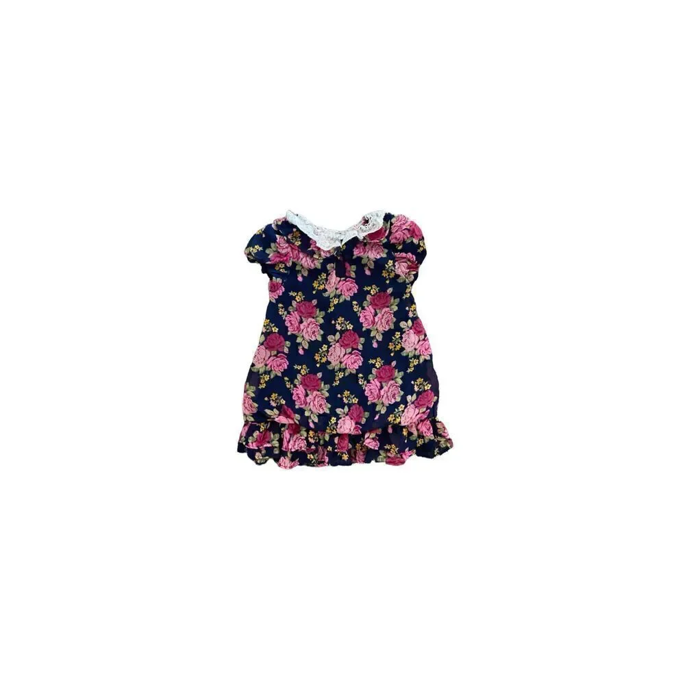 Nannette Baby Toddler Girl Floral Chiffon